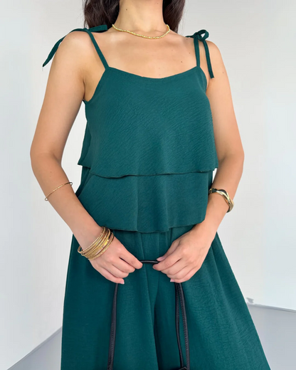 LunaFlow Layered 2-Piece Co-Ord Set