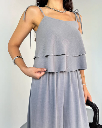 LunaFlow Layered 2-Piece Co-Ord Set