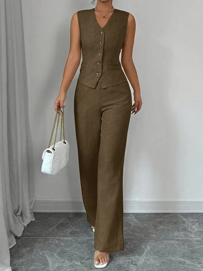 Sleek Smart Women Set (TOP+BOTTOM)