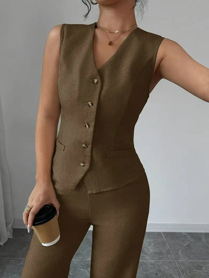 Sleek Smart Women Set (TOP+BOTTOM)