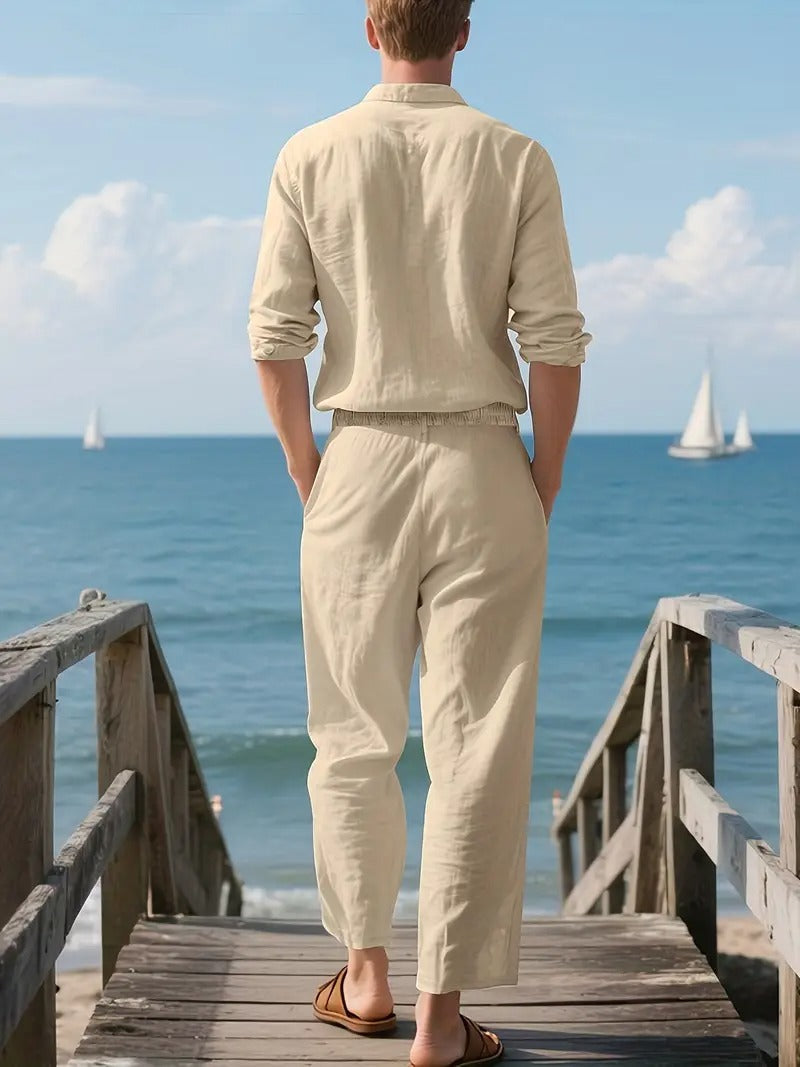 Fashionable Men's Cord Set Shirt Suit 1.0 (Shirt+BOTTOM)