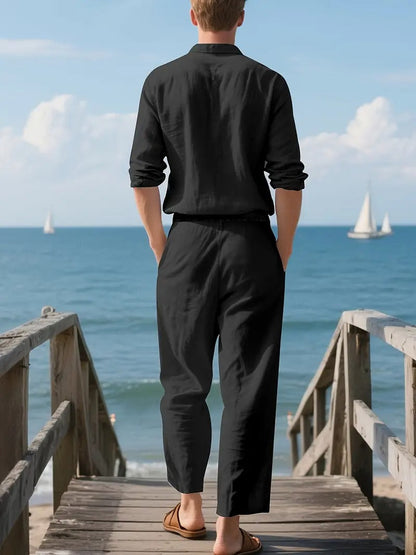 Fashionable Men's Cord Set Shirt Suit 1.0 (Shirt+BOTTOM)