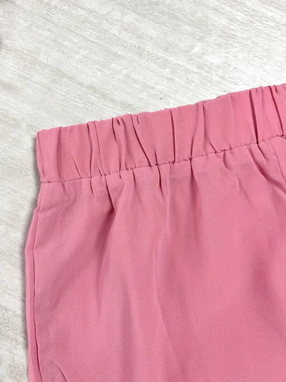 Marvellous Women Short Sleeve Elegant Fashion Suit (TOP+BOTTOM)