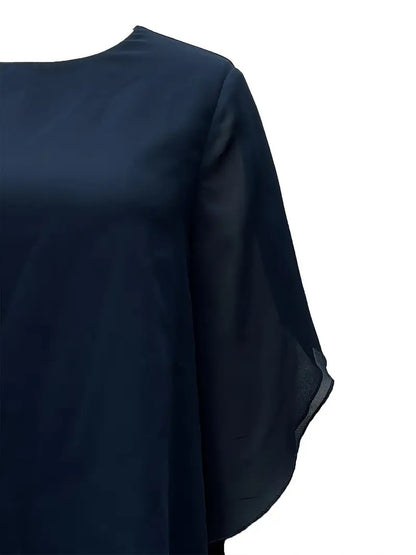 Marvellous Women Short Sleeve Elegant Fashion Suit 2.0 (TOP+BOTTOM)