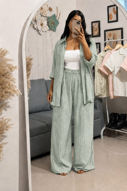 Pinstripe Poise Co-ord Set