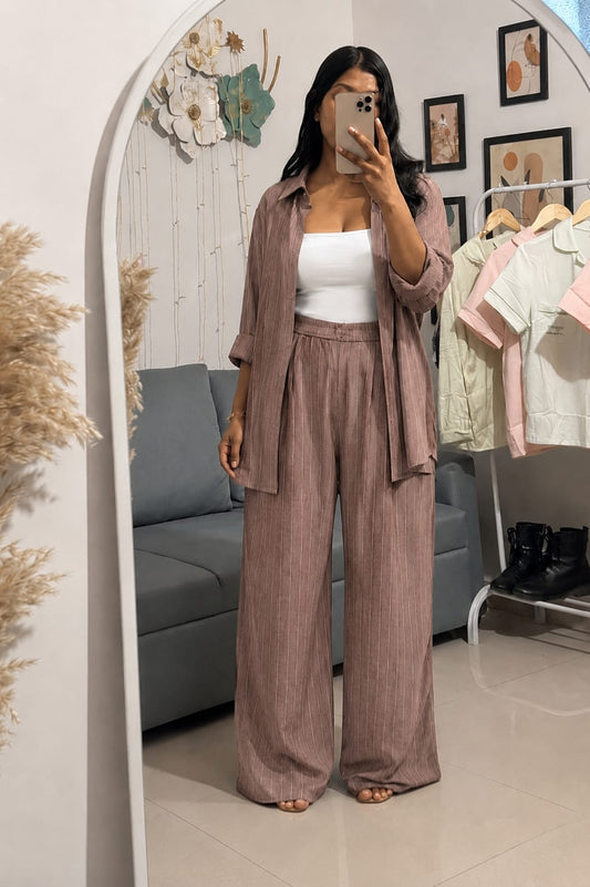 Pinstripe Poise Co-ord Set