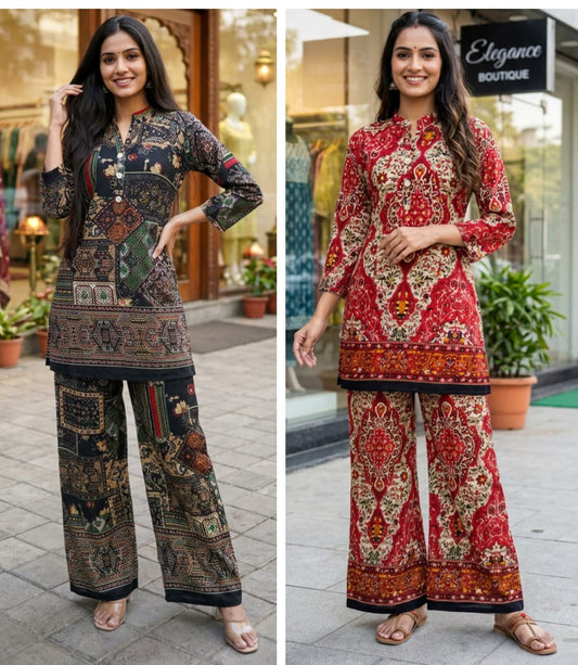 Ruby Royale Printed Co-Ord Set